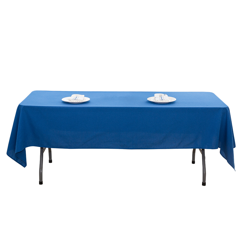 60x102'' einfarbige Hochzeitsbankett-Tischdecken aus gesponnenem Polyester