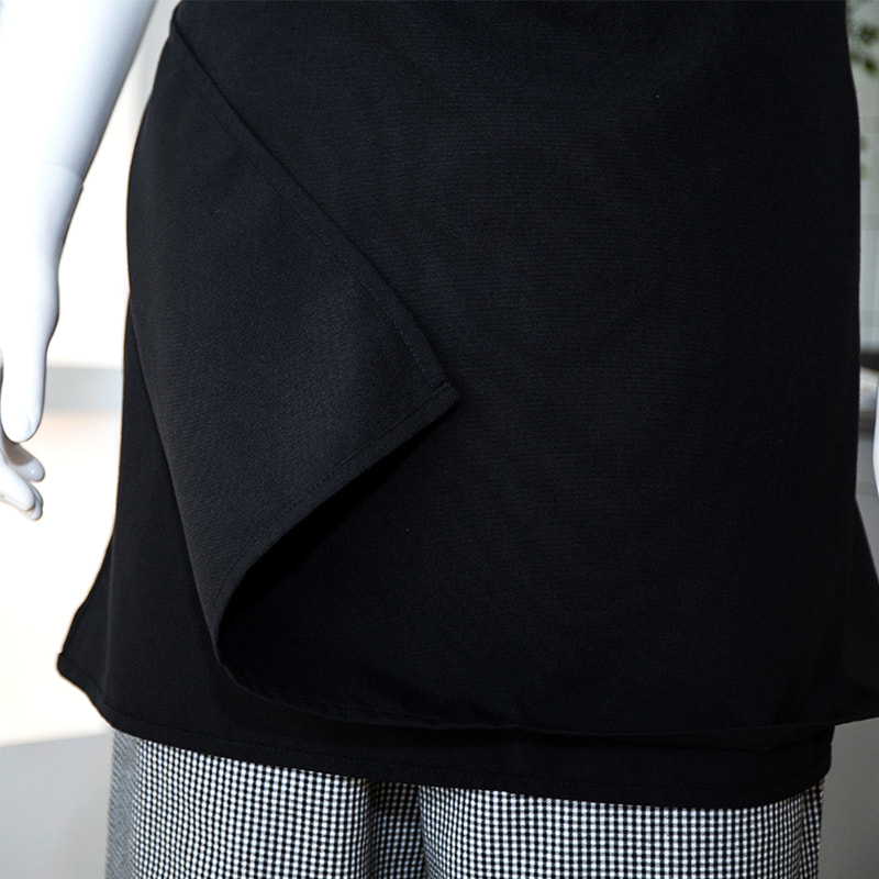 Quadratische Schürze aus Polyester für Koch-Arbeitskleidung