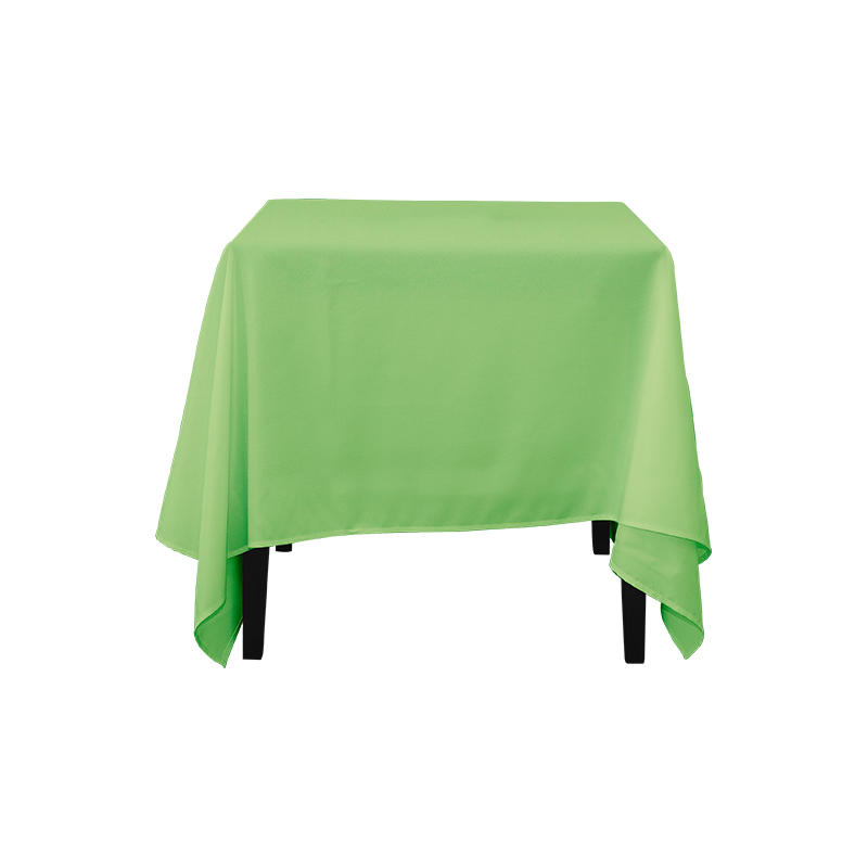 Quadratische einfarbige Tischdecken aus gesponnenem Polyester für Hochzeitsbankett