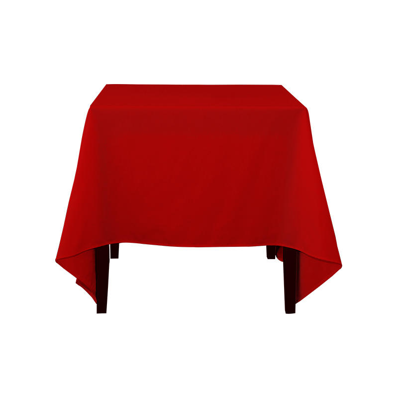 Quadratische Tischdecken aus 217 g/m² Polyester, einfarbig, für Hochzeitsbankett