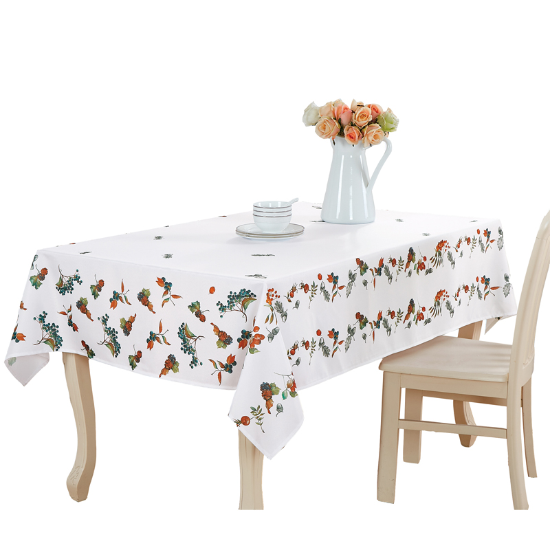 Tischdecke mit Herbstfrucht-Aufdruck